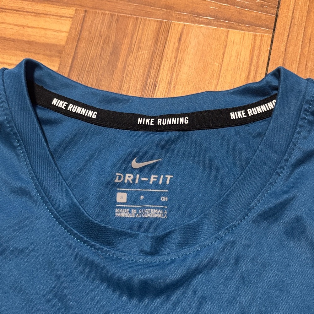Nike Women's Short Sleeve Blue Tee - Picture 2 of 7